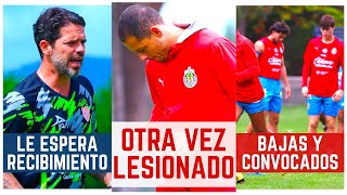 🚨 A CHIVAS NO LE ALCANZARON LOS JUGADORES PARA LA CONVOCATORIA. CHICHARITO BAJA OTRA VEZ
