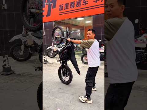 The world's lightest stunt bike😱। #shortsvideo