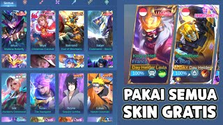 PAKAI SEMUA SKIN GRATIS ! LEGEND, COLLECTOR, ANIME ! SKIN LIMITED GRATIS