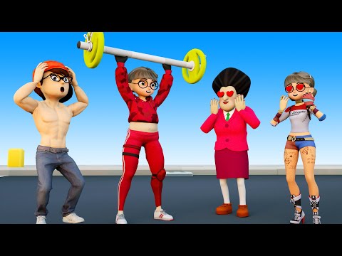 Fat Girl Change Hot Girl - Scary Teacher 3D Nick Gym Fall Before Beauty