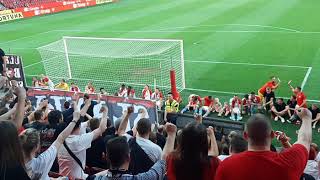 SK Slavia Praha – FK Jablonec  4-0  28.06.2020 • Děkovačka •