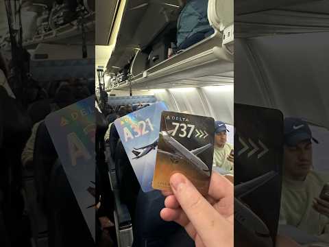 Did you know Delta gives out trading cards of their planes?