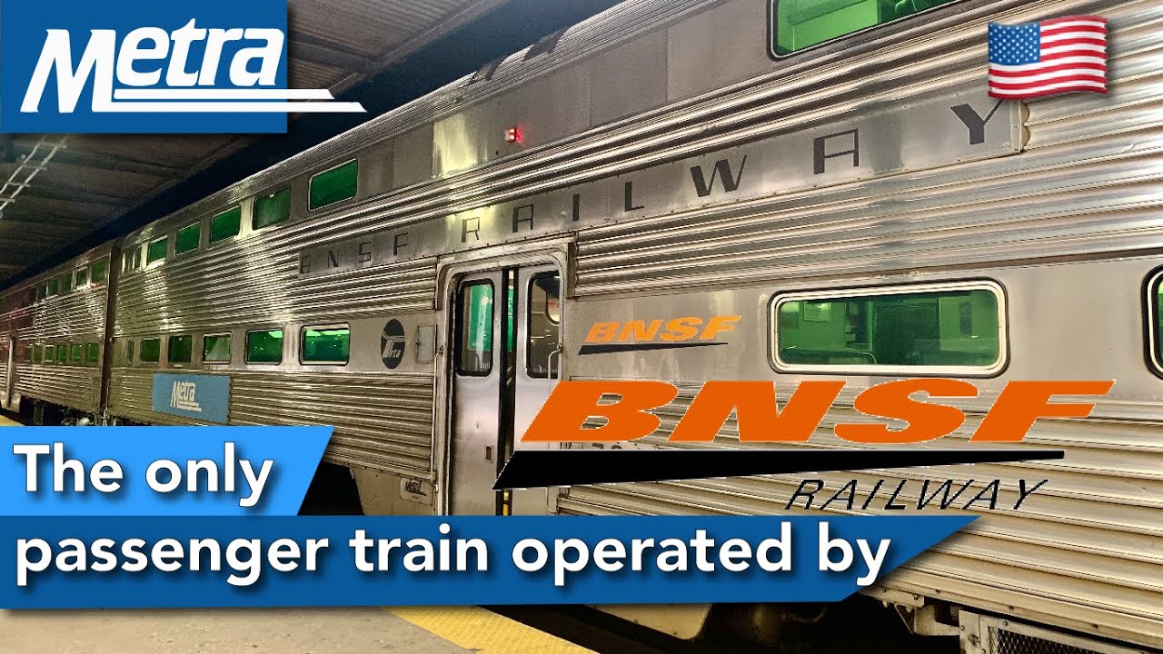 The only passenger service of BNSF: World's LARGEST freight company on Chicago METRA
