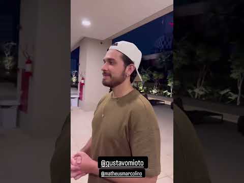 Gustavo Mioto e o momento hilário com o sistema de segurança da sua casa