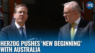 Israeli President Herzog Says Israel-Australia Ties Must Go Beyond Israel-Palestine Conflict