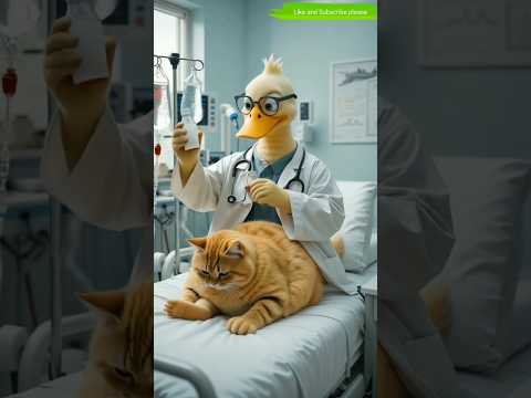 बिल्ला vs डॉक्टर: फ्रिज, उल्टी और बदला! #funnyshorts #billa #cat #cartoon #darkcomedy #doctorcomedy