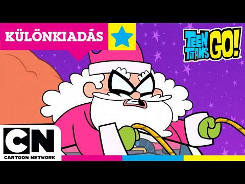 NAGYON TINI TITÁN KARÁCSONYT! 🦹‍♀️🎄 | Tini titánok, harcra fel! VÁLOGATÁS | @CartoonNetworkHU