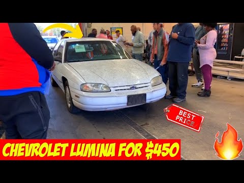 $450 FOR THIS CHEVROLET LUMINA AT CARMAX AUCTION