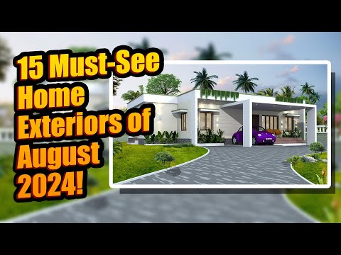 Top 15 Jaw-Dropping Exterior House Designs of August 2024. #exteriordesign #housedesign