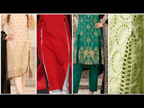 Stylishly Glamorous Side Chaak side fitting Designing Designes For Kurtis ,kurta Shirts