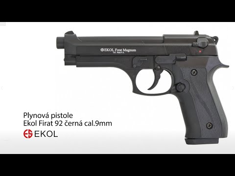 Plynová pistole Ekol Firat 92 černá cal.9mm