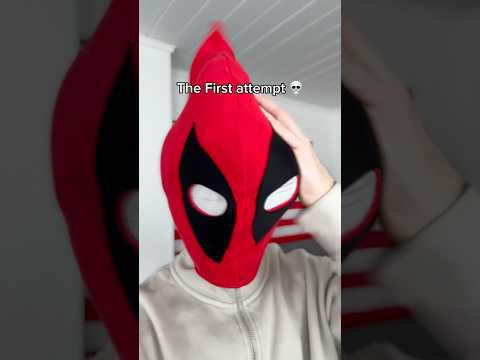 After many failed attempts ? #deadpoolmask #deadpool #deadpool3 #shorts
