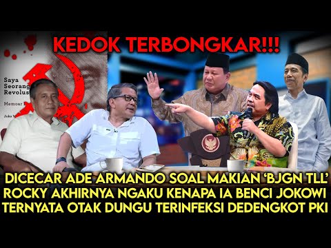 Kedok Kebongkar❗️Dicecar Ade Armando Soal 'BJGN TLL', Rocky Ngaku, Ternyata Terinfeksi Dedengkot PK1