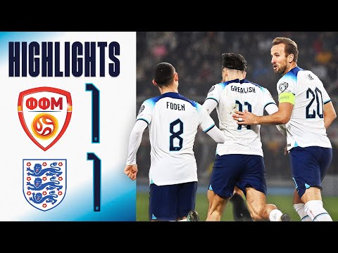 Match Highlights North Macedonia - England