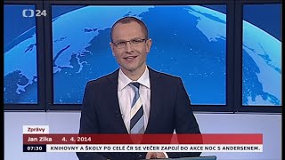 Czech TV News | 4/4/2014 | Yann Zane
