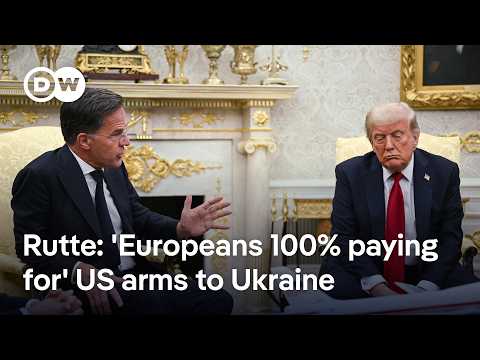 YouTube video thumbnail: Trump Threatens 'Very Severe' Tariffs on Russia if Deal With Ukraine not Struck Within 50 Days