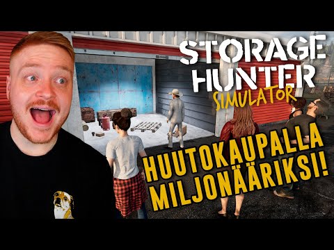 Ostetaan varastoja ja koitetaan rikastua! - Storage Hunter Simulator (demo)