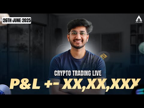 Crypto Trading Live P&L X,XX,XXX | By Ayush Thakur |