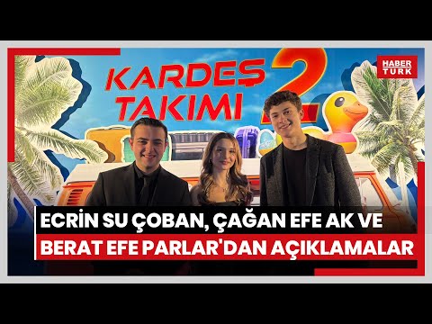 Ecrin Su Çoban, Çağan Efe Ak ve Berat Efe Parlar'dan açıklamalar