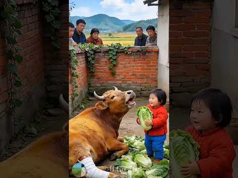 child Help Cow #babifreitas #shorts