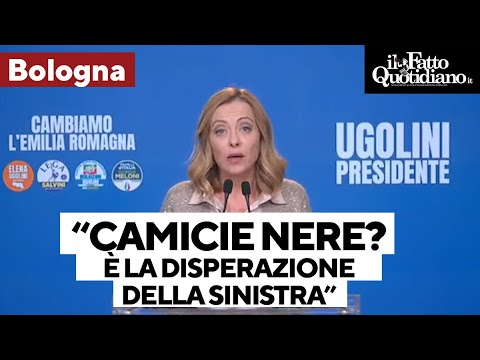 Gli attacchi di Meloni alla sinistra: "Hanno paura di perdere, sono disperati"