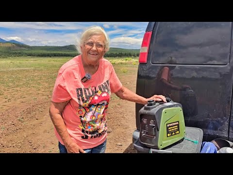 Running AC in a Van? This 77-Year-Old Makes It Look Easy!
