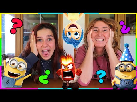 3 MARKER CHALLENGE de LOS MINIONS y DEL REVES 2 - Nos MAQUILLAMOS en FAMILIA - Ponte las Pilas