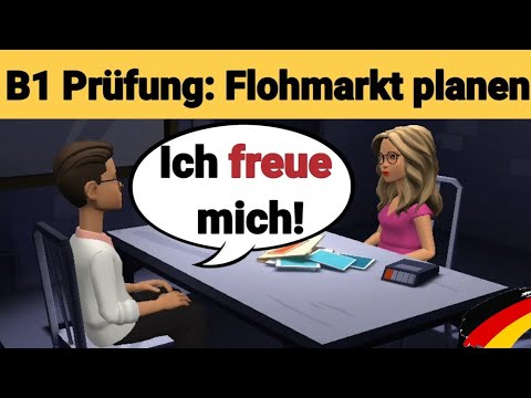 Mündliche Prüfung Deutsch B1 | Gemeinsam etwas planen/Dialog |sprechen Teil 3: Flohmarkt