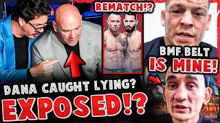 Dana White EXPOSED for LYING!? Colby vs Jorge REMATCH!? Max Holloway CALLED OUT by Nate Diaz!
