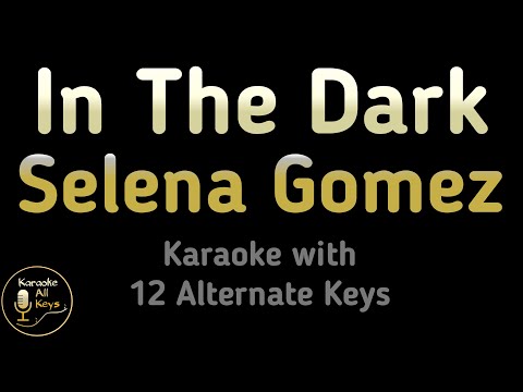Selena Gomez – In The Dark Karaoke Instrumental Lower Higher Male & Original Key