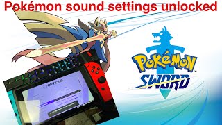 How to ADJUST SOUND in POKEMON SWORD and SHIELD