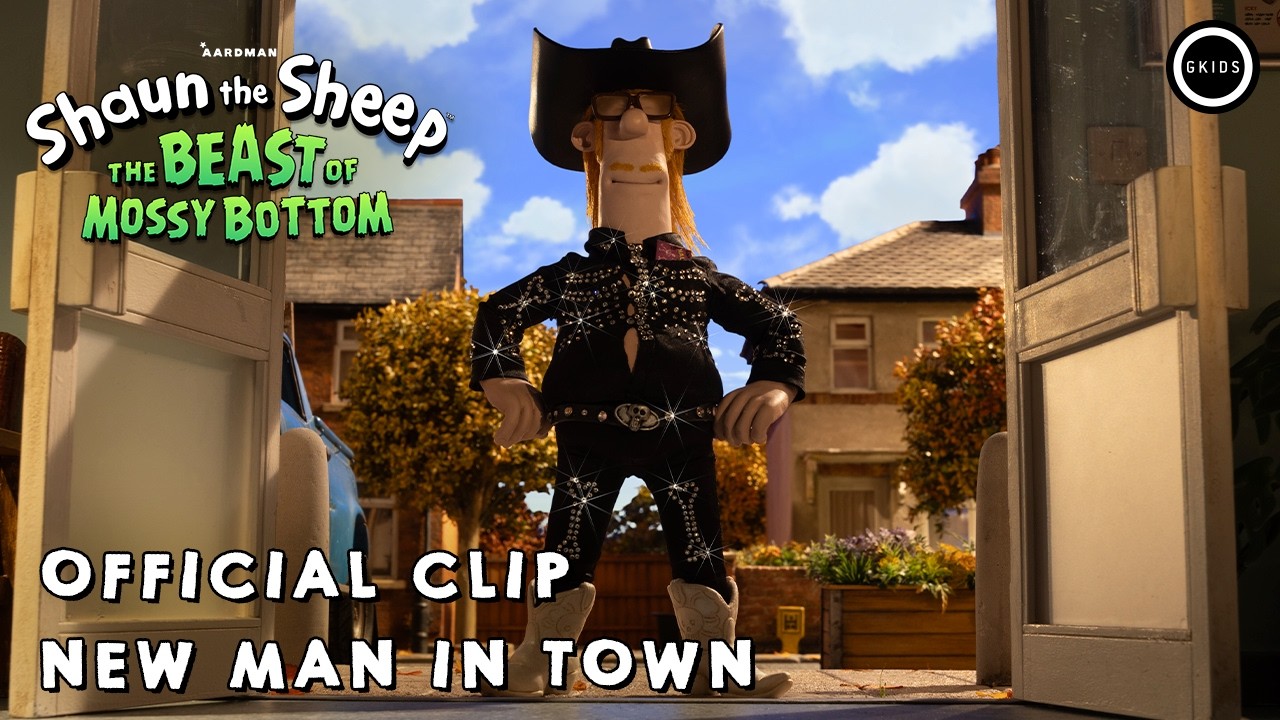 Shaun The Sheep: The Beast of Mossy Bottom | Official Clip - New Man in Town