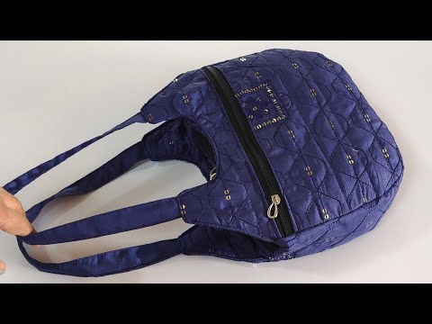 ब्लाउज पीस का यह हटके इस्तेमाल देखकर चौंक जाएंगे आप || zipper handbag cutting and stitching at home