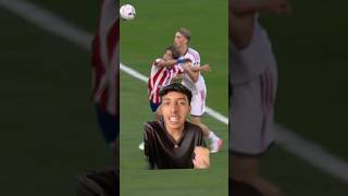 Huijsen se va expulsado y comete un penal para el 1-0 #laliga #realmadrid #huijsen #atleticomadrid