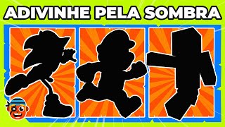 ADIVINHE O PERSONAGEM PELA SOMBRA🔍🔦 | 25 Desafios para você se divertir
