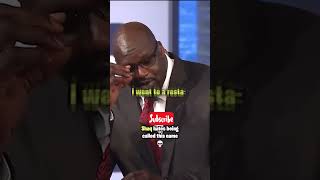 Shaq’s reaction after Chuck called him this name 😂