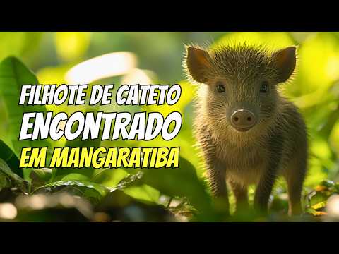 🐗 FILHOTE DE CATETO É ENCONTRADO SOZINHO EM MANGARATIBA! FINAL INESPERADO 😱