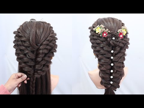 Elegant & Easy hairstyle for bridal | hairstyle for wedding | hairstyle for woman