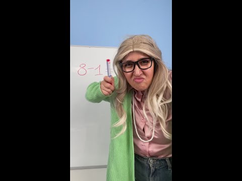 Ha cercato di essere la migliore in matematica ???
