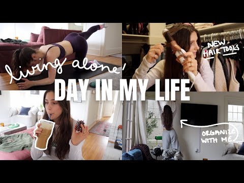 LIVING ALONE VLOG: organize with me, trying new products & getting stuff done! + responding to hate.