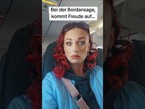 Bei der Bordansage, kommt Freude auf..🙈🤣 #fliegen #flugzeug #pilot #copilot #bordansage #comedy