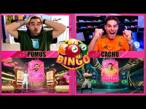 SUPER FIFA BINGO DESCARTANDO 99 Y MÁS VS CACHO !!!