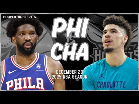 Charlotte Hornets vs Philadelphia 76ers Full Game Highlights | Dec 20 | 2025 NBA Season