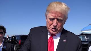 President Trump At Palm Beach Airport