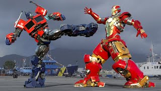 Optimus Prime vs Iron Man - Transformers: The Last Knight | Paramount Pictures [HD] #2