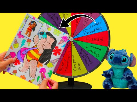 Color Wheel Picks Which Lilo and Stitch Activity to Do