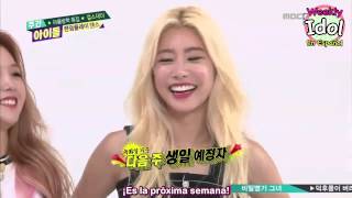 [Sub Español] 150805 Weekly Idol Girl's Day Parte 1.5/4