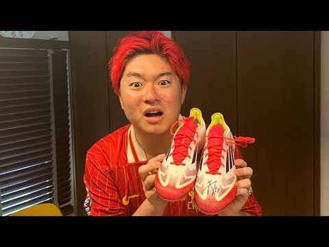 【ガチ】あの件で、どば師匠が久保建英のサイン入りシューズ貰いました。