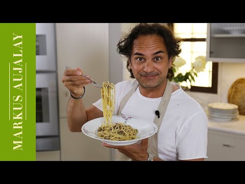 Snabb tonfiskspaghetti med citron, oliver och kapris | Markus Aujalay