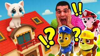 Che giornata faticosa! I super cuccioli Paw Patrol salvano un gattino e spengono un incendio!